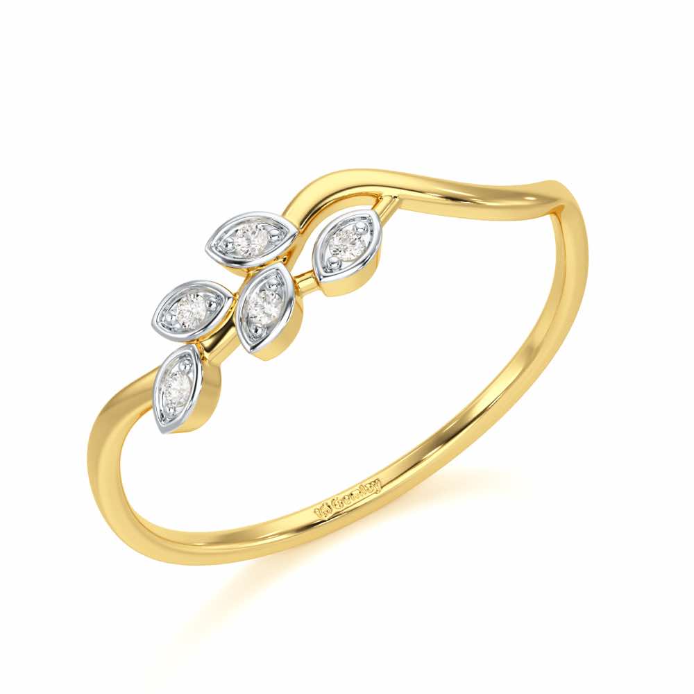 Delicate Vine Diamond Ring