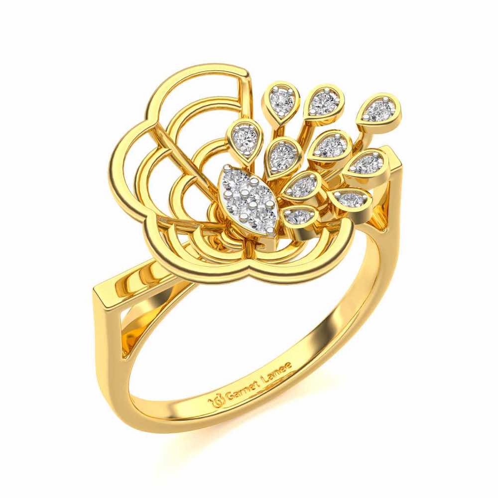 Melt Flora Diamond Ring
