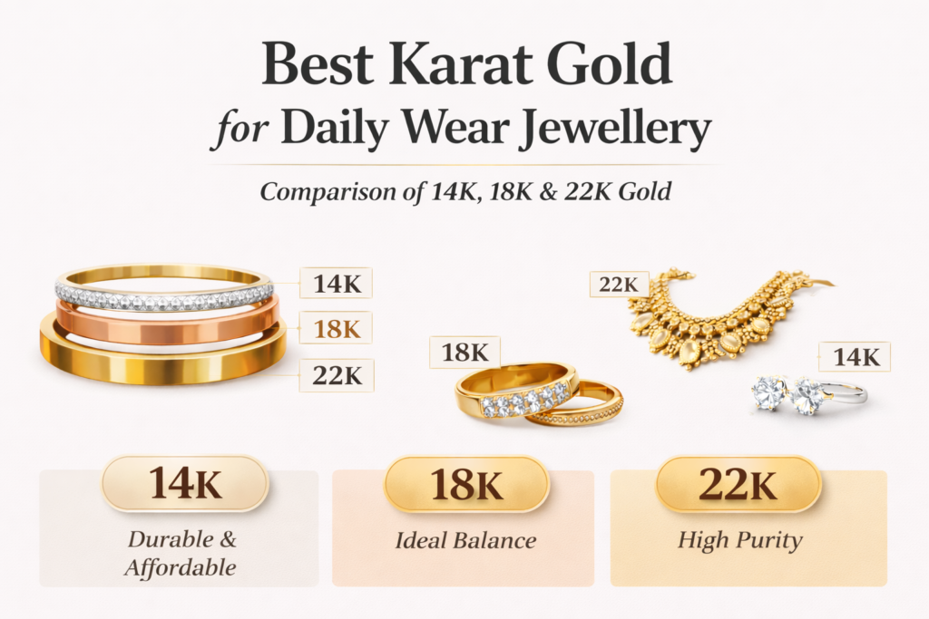 How to Choose the Right Gold Purity for Daily Wear Jewellery