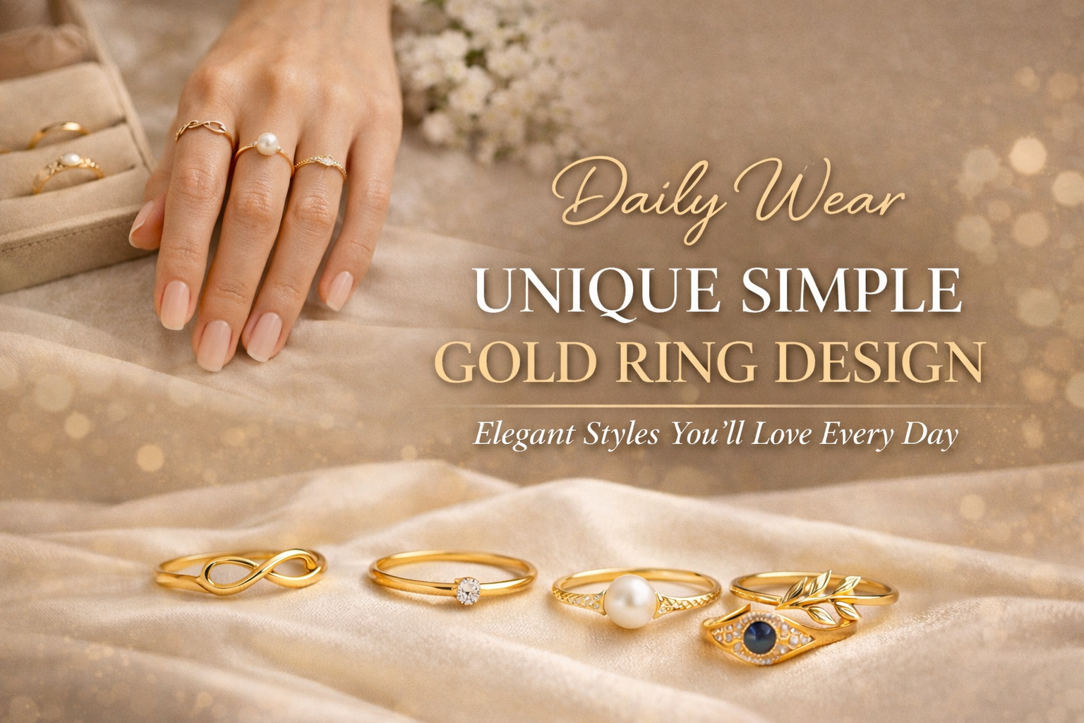 Daily Wear Unique Simple Gold Ring Design: Elegant Styles You’ll Love Every Day